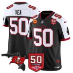 Men’s Tampa Bay Buccaneers 50th Season Patch Vapor Limited Jersey – All Stitched