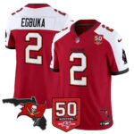 Men’s Tampa Bay Buccaneers 50th Season Patch Vapor Limited Jersey – All Stitched