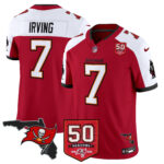 Men’s Tampa Bay Buccaneers 50th Season Patch Vapor Limited Jersey – All Stitched