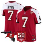 Men’s Tampa Bay Buccaneers 50th Season Patch Vapor Limited Jersey – All Stitched