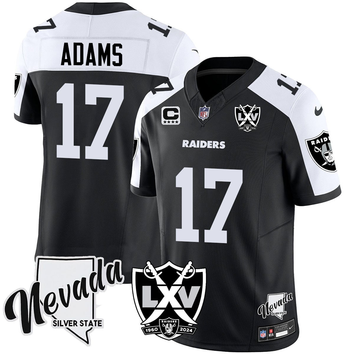 Men’s Raiders 2025 Vapor Limited Jersey – 65th Anniversary – All Stitched