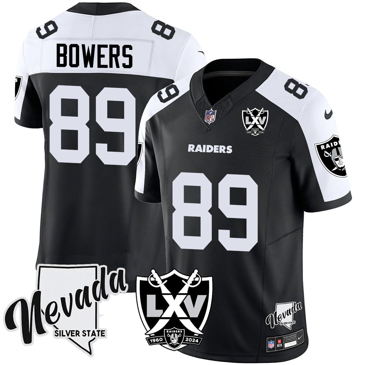Men’s Raiders 2025 Vapor Limited Jersey – 65th Anniversary – All Stitched