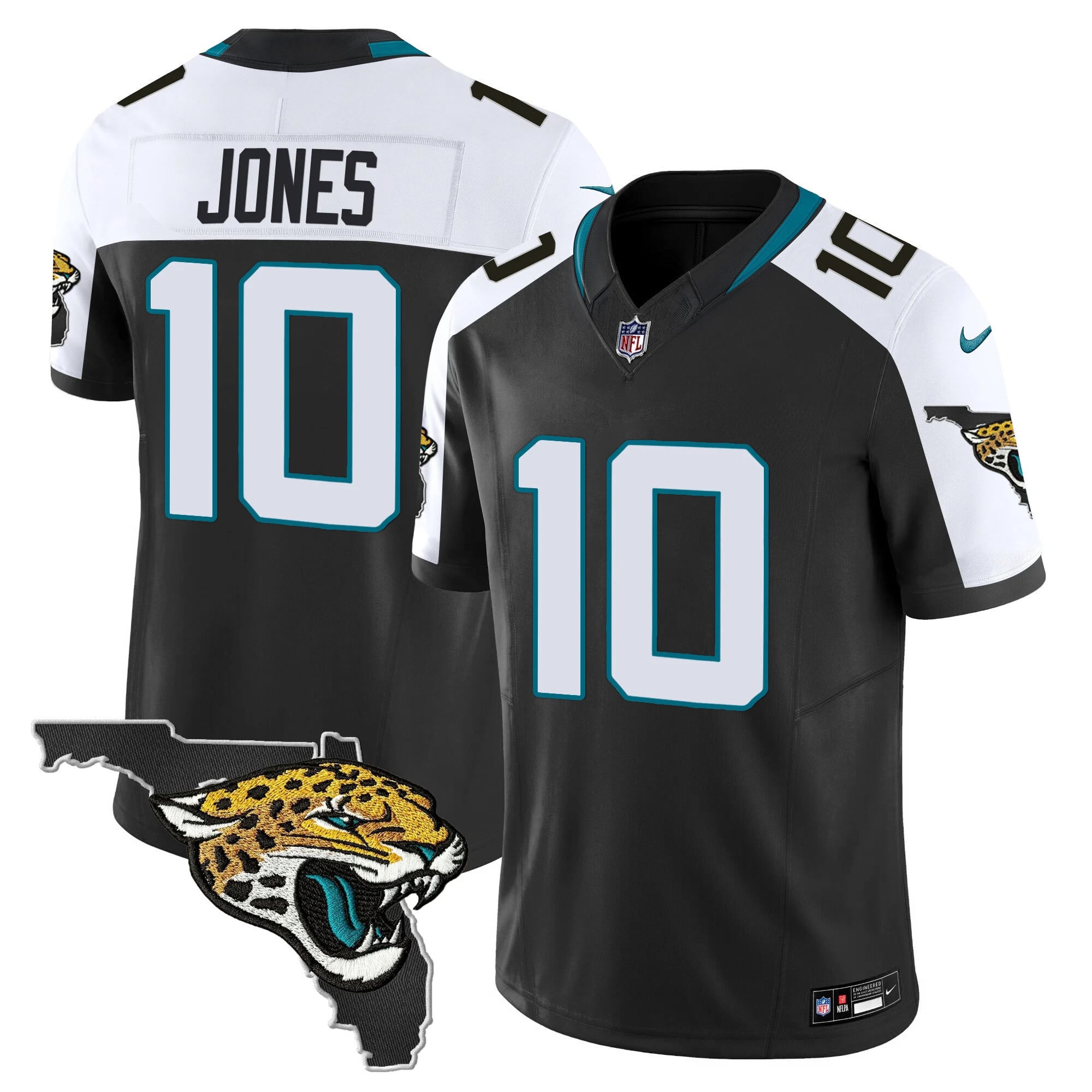 Men’s Jacksonville Jaguars Florida Patch Vapor Jersey – All Stitched