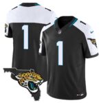 Men’s Jacksonville Jaguars Florida Patch Vapor Jersey – All Stitched