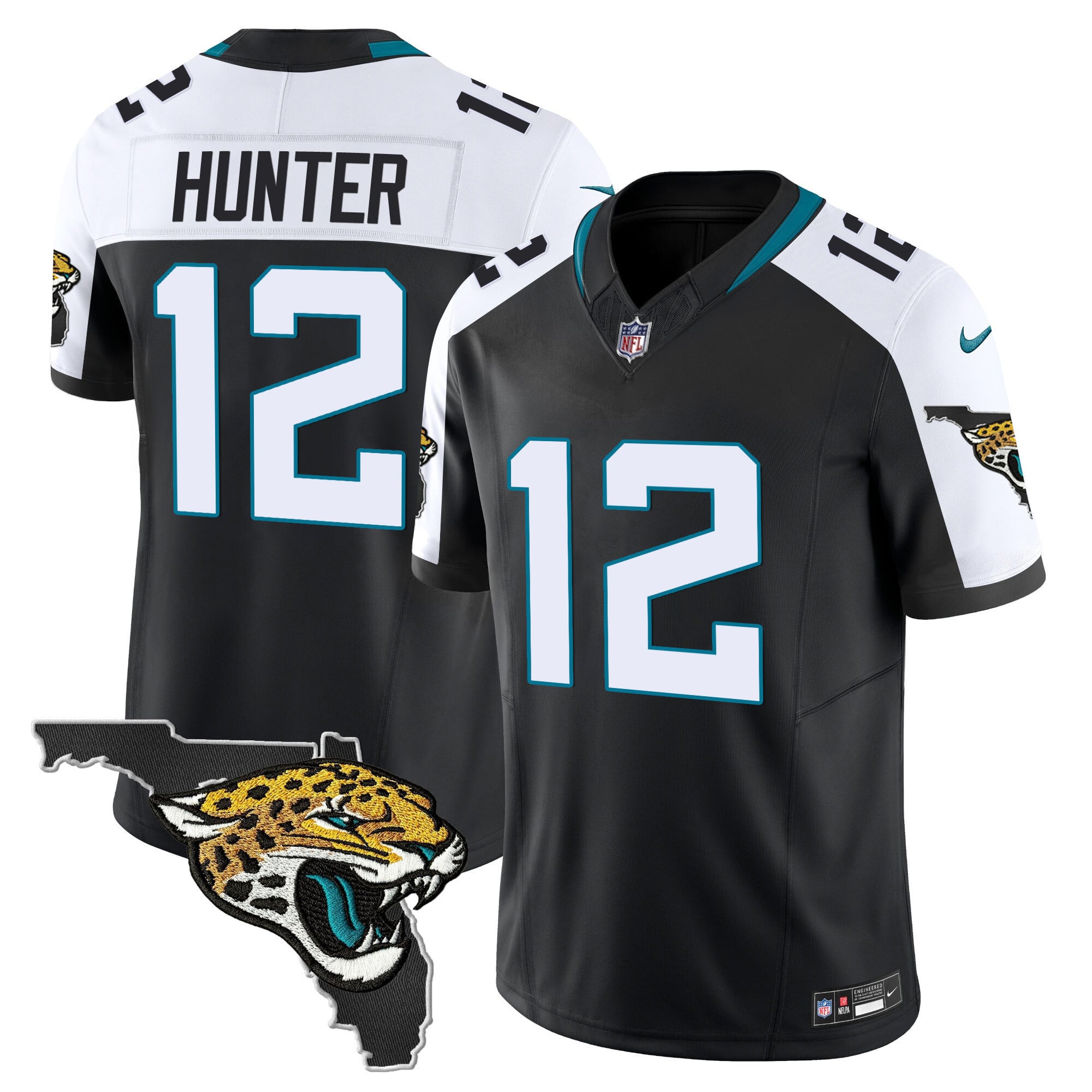Men’s Jacksonville Jaguars Florida Patch Vapor Jersey – All Stitched