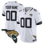 Jacksonville Jaguars Florida Patch Vapor Custom Jersey – All Stitched
