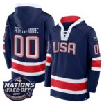 USA 4 Nations Face-Off 2025 Inside Line Custom Pullover Hoodie – All Stitched