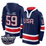 USA 4 Nations Face-Off 2025 Inside Line Pullover Hoodie – All Stitched