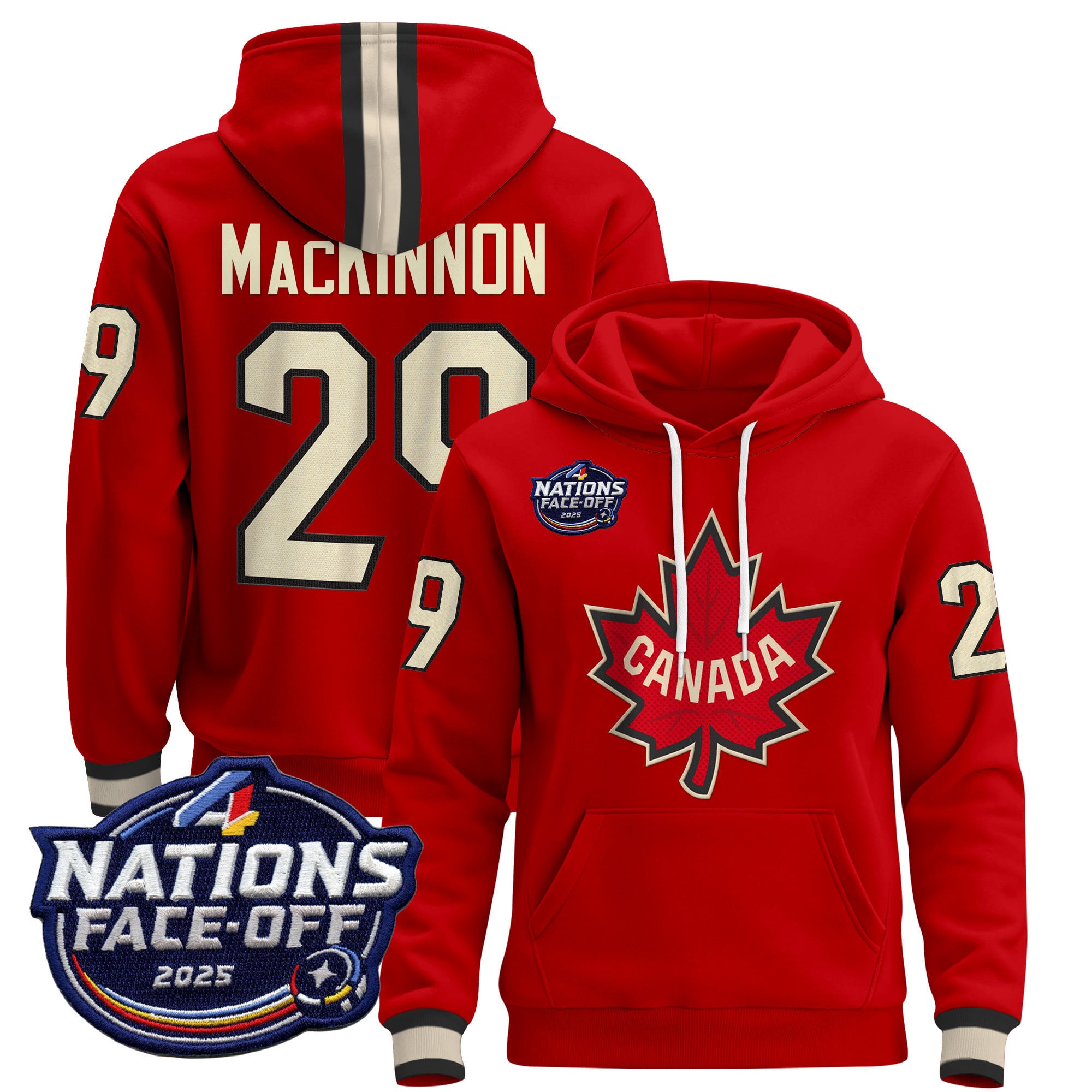 Men’s Canada 4 Nations Face-Off 2025 Pullover Hoodie – All Stitched