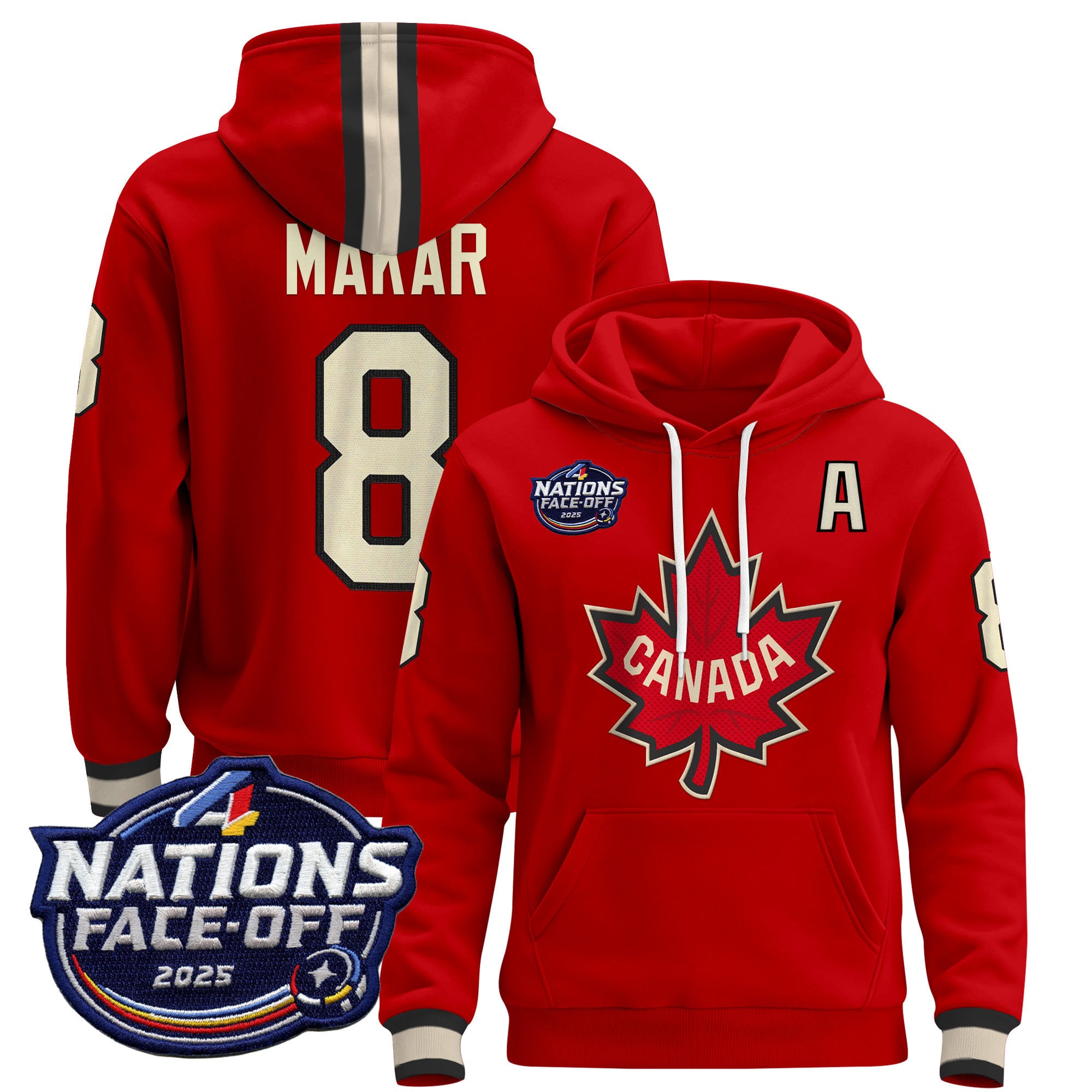 Men’s Canada 4 Nations Face-Off 2025 Pullover Hoodie – All Stitched