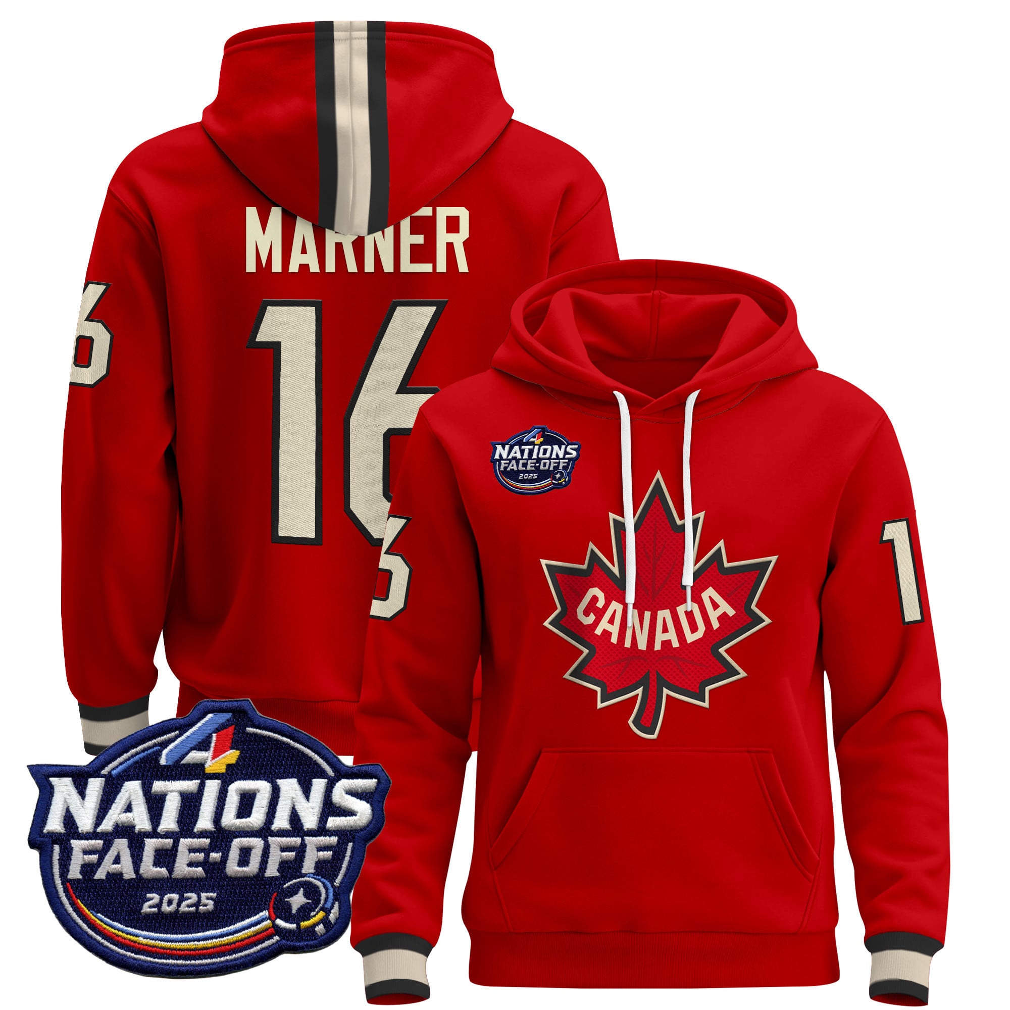 Men’s Canada 4 Nations Face-Off 2025 Pullover Hoodie – All Stitched