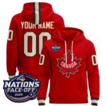 Canada 4 Nations Face-Off 2025 Custom Pullover Hoodie – All Stitched