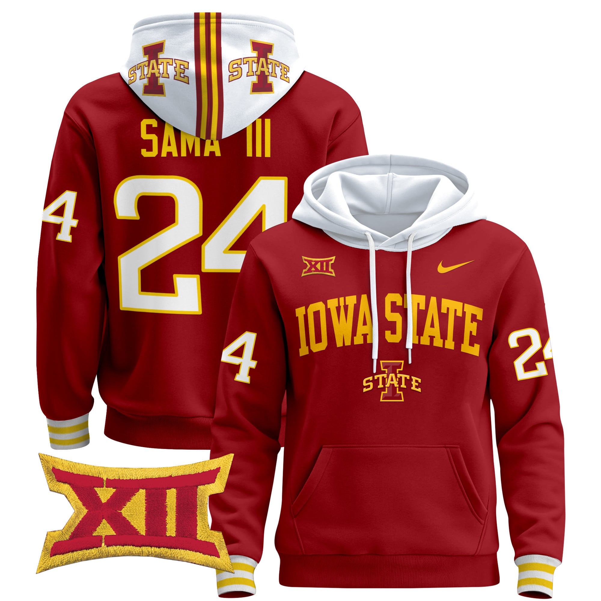 Iowa State Cyclones 2024 Pullover Hoodie V2