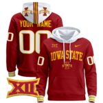 Iowa State Cyclones 2024 Custom Pullover Hoodie V2