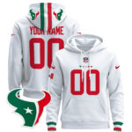 Houston Texans Mexico 2024 Custom Pullover Hoodie