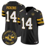 Men’s Pittsburgh Steelers Throwback 1933 Patch Vapor Limited Jersey – All Stitched