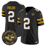 Men’s Pittsburgh Steelers Throwback 1933 Patch Vapor Limited Jersey – All Stitched