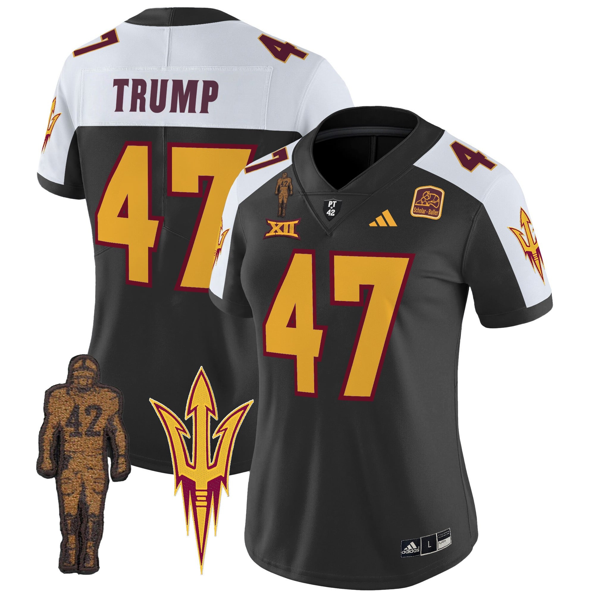 Women’s Arizona State Sun Devils 2024 Pat Tillman Honoring Patch Vapor Limited Jersey – All Stitched