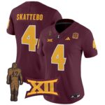 Women’s Arizona State Sun Devils 2024 Pat Tillman Honoring Patch Vapor Limited Jersey – All Stitched