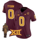 Women’s Arizona State Sun Devils 2024 Pat Tillman Honoring Patch Vapor Limited Jersey – All Stitched
