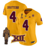 Women’s Arizona State Sun Devils 2024 Pat Tillman Honoring Patch Vapor Limited Jersey – All Stitched