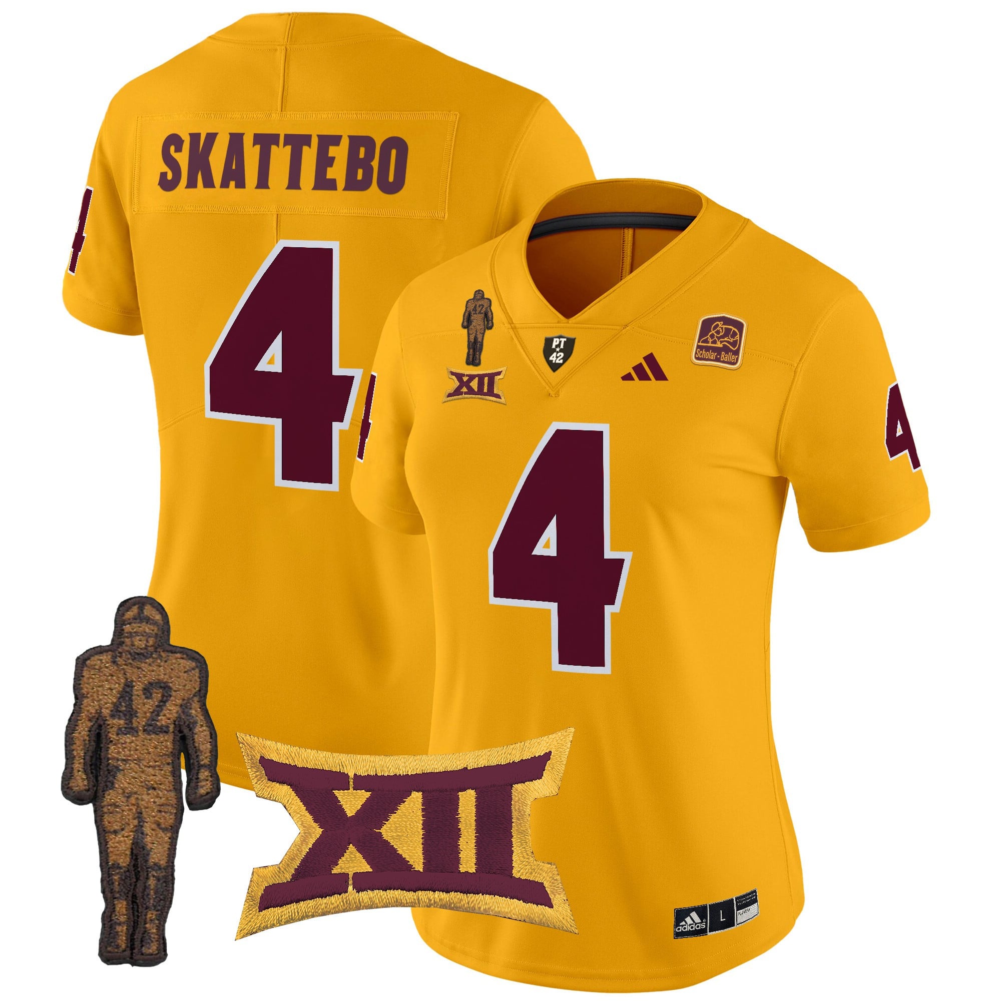 Women’s Arizona State Sun Devils 2024 Pat Tillman Honoring Patch Vapor Limited Jersey – All Stitched