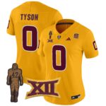 Women’s Arizona State Sun Devils 2024 Pat Tillman Honoring Patch Vapor Limited Jersey – All Stitched