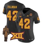 Women’s Arizona State Sun Devils 2024 Pat Tillman Honoring Patch Vapor Limited Jersey – All Stitched