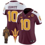 Women’s Arizona State Sun Devils 2024 Pat Tillman Honoring Patch Vapor Limited Jersey – All Stitched