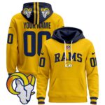Los Angeles Rams 2024 Custom Pullover Hoodie V2