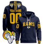 Los Angeles Rams 2024 Custom Pullover Hoodie V2