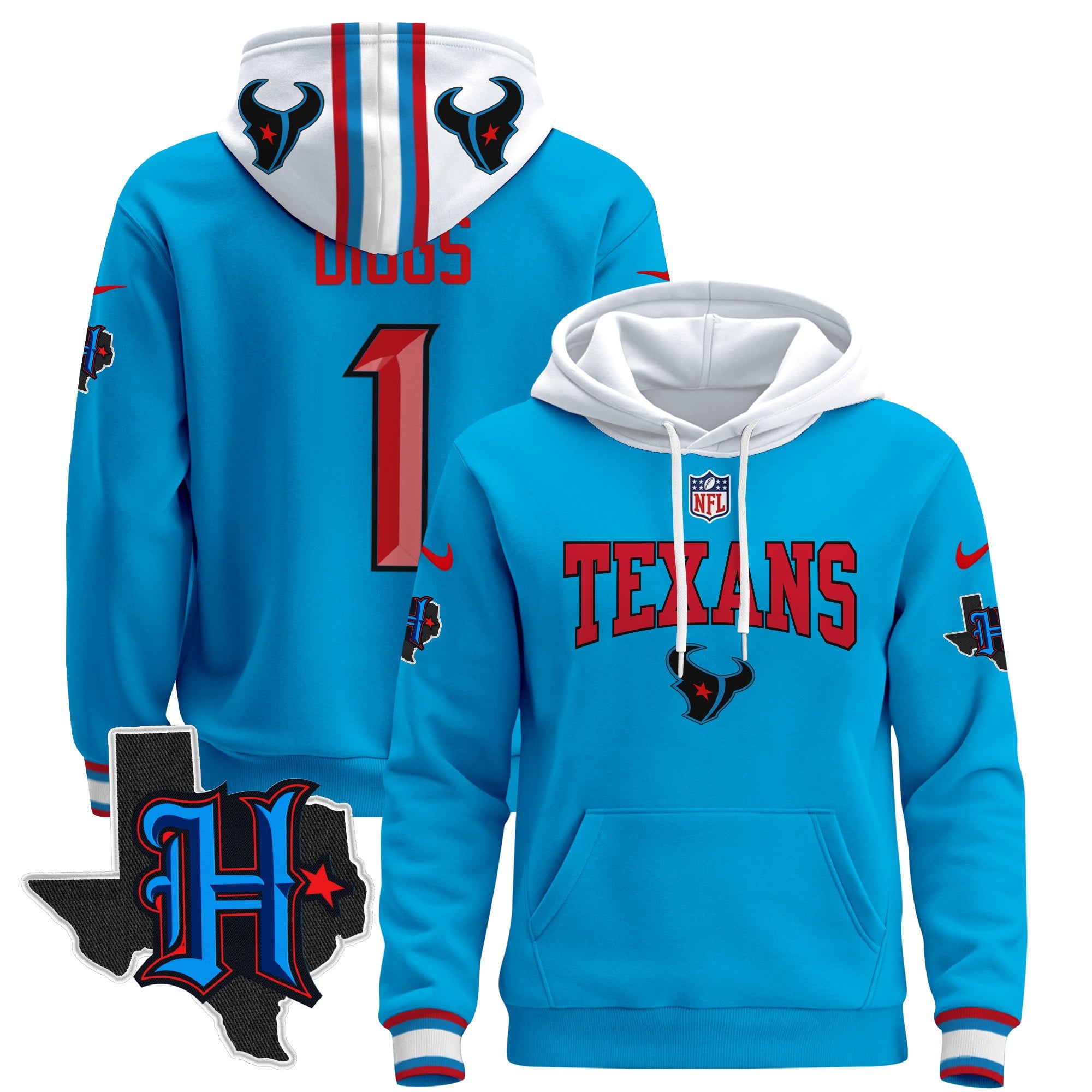 Houston Texans 2024 Pullover Hoodie V3
