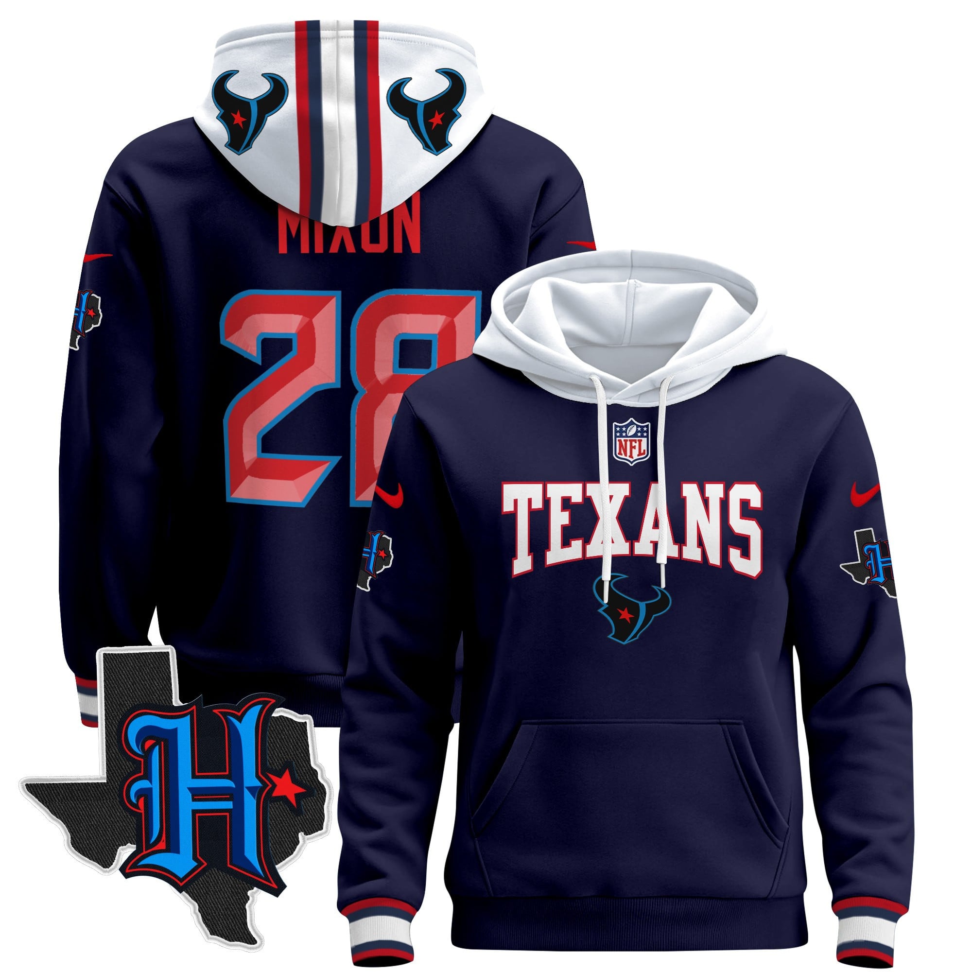 Houston Texans 2024 Pullover Hoodie V3