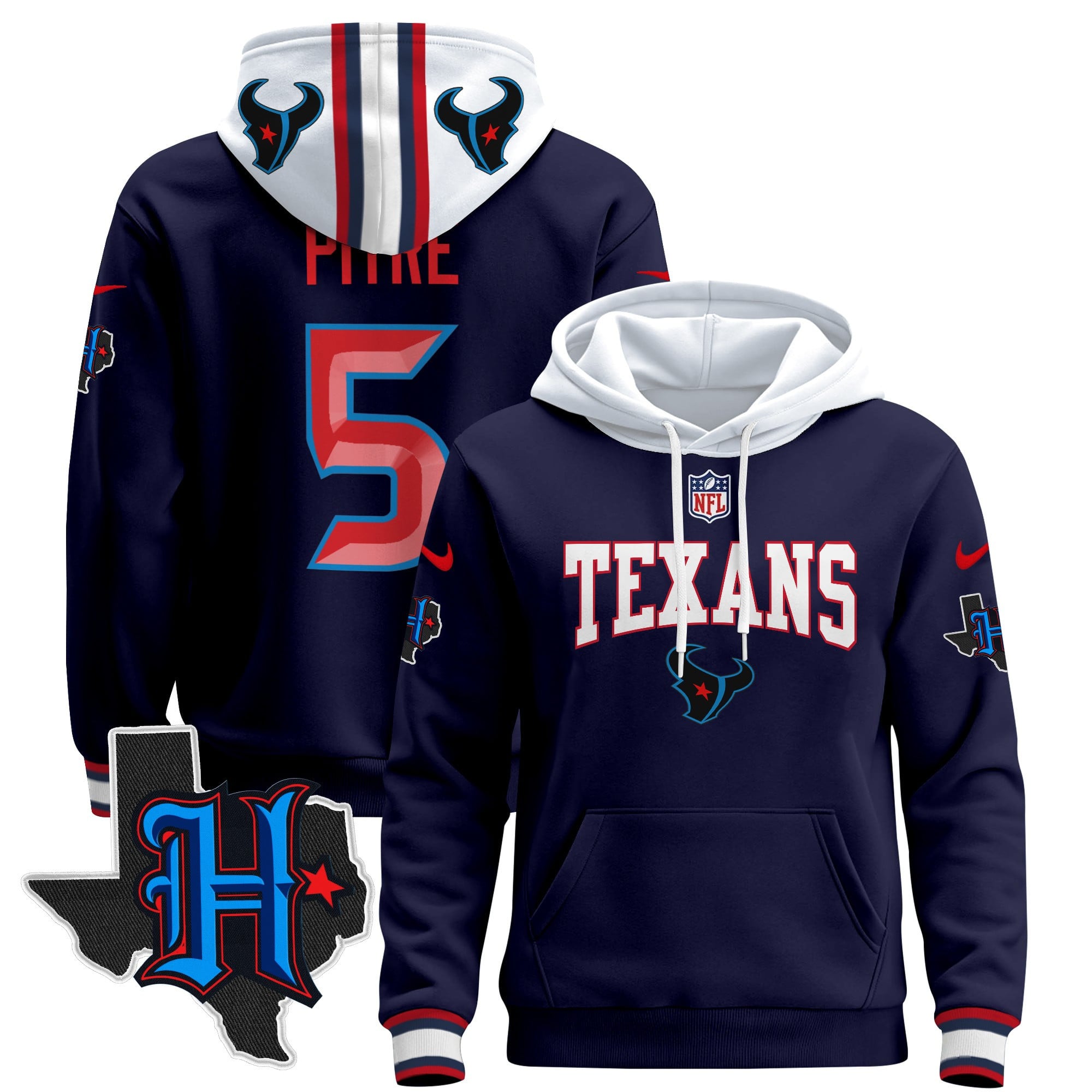 Houston Texans 2024 Pullover Hoodie V3