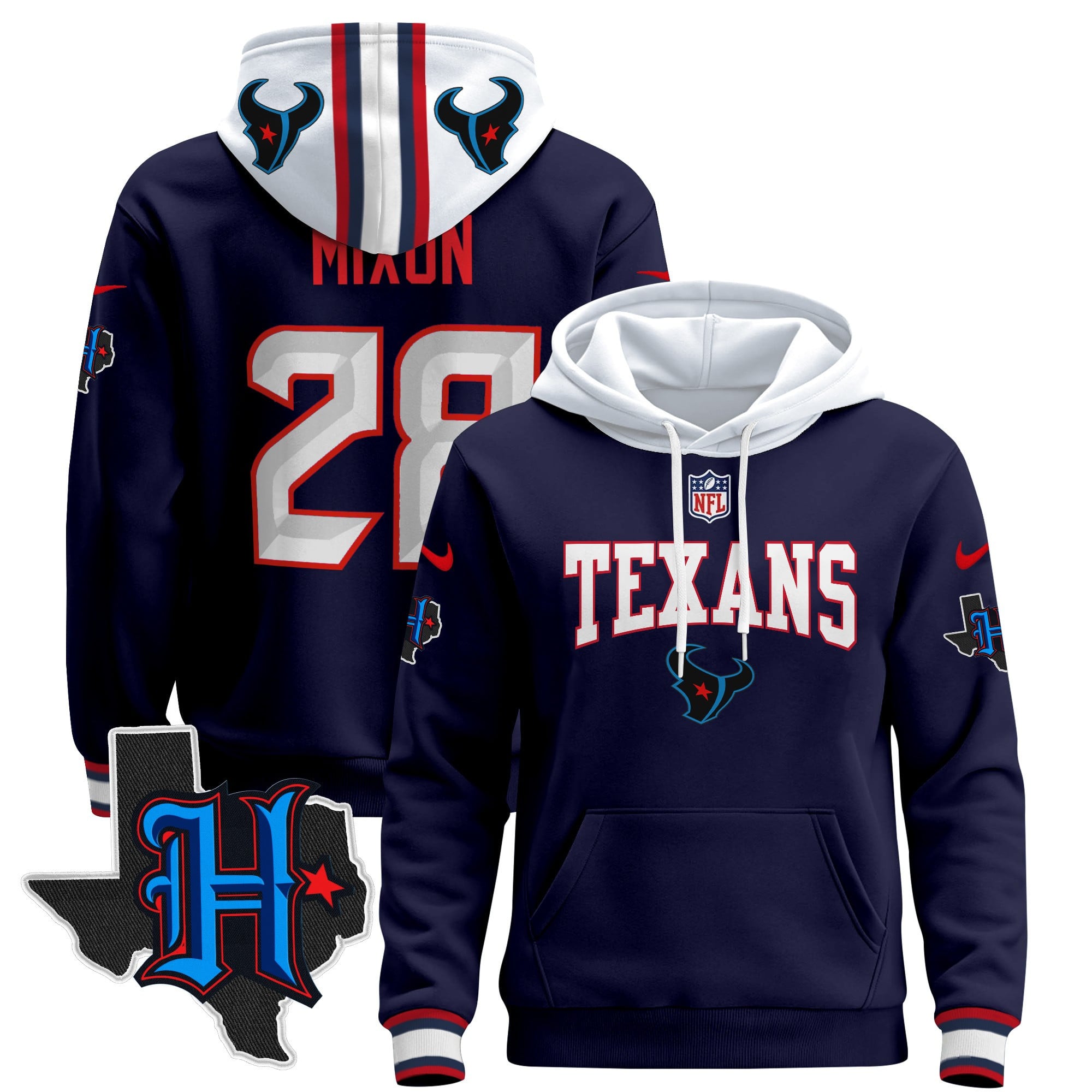 Houston Texans 2024 Pullover Hoodie V3
