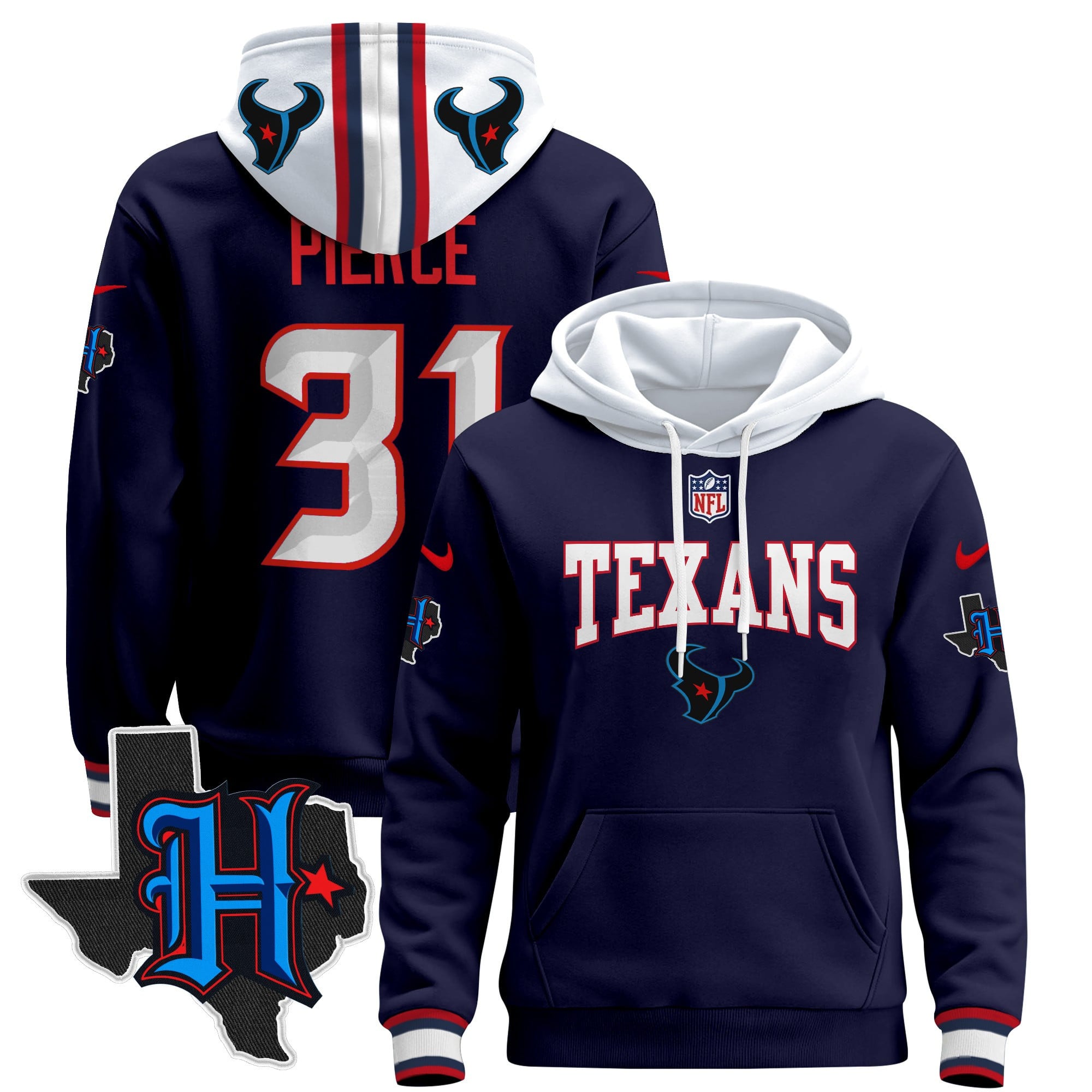 Houston Texans 2024 Pullover Hoodie V3