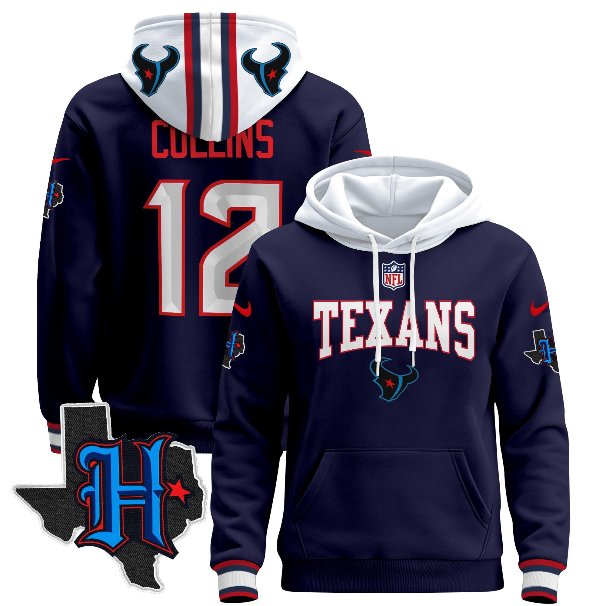 Houston Texans 2024 Pullover Hoodie V3