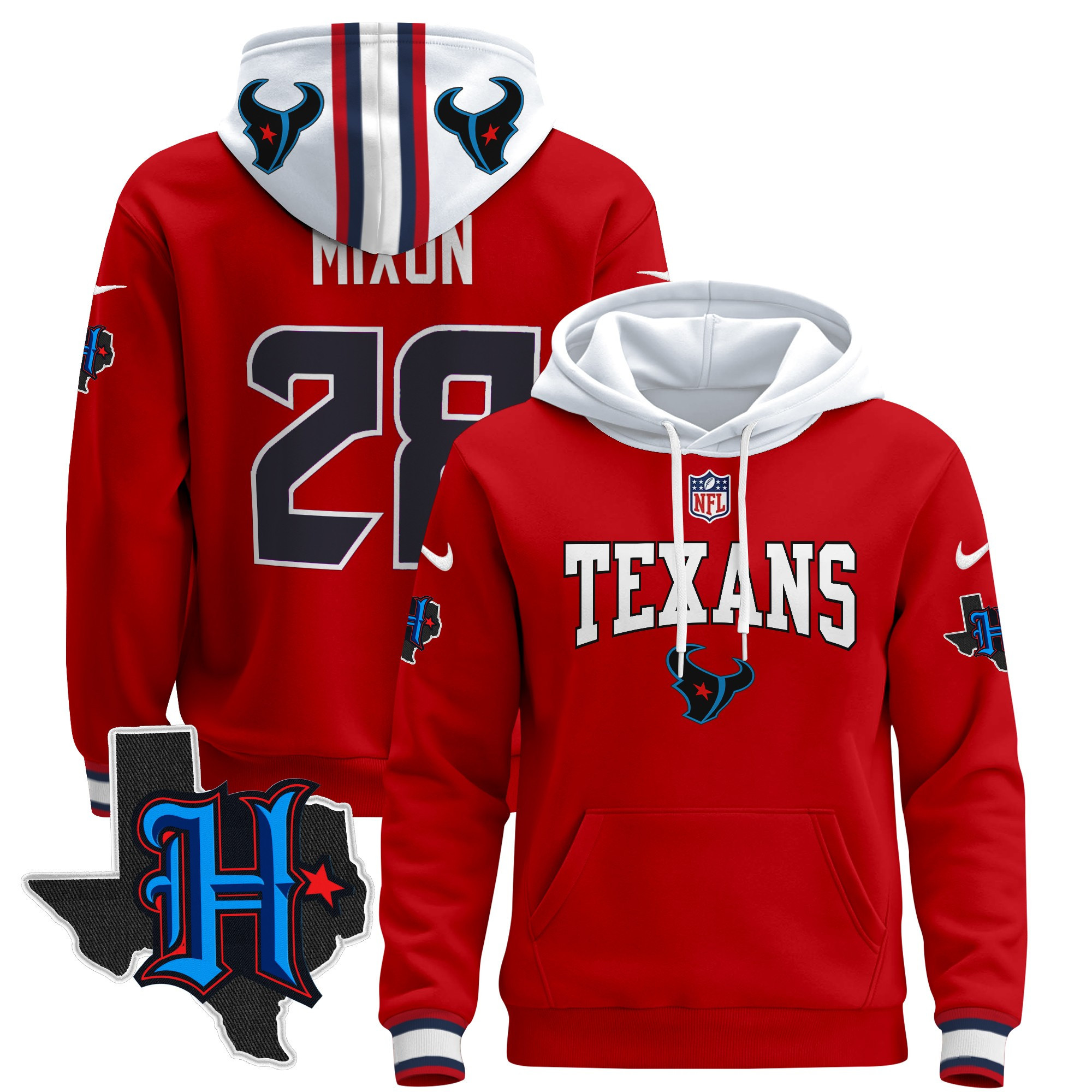 Houston Texans 2024 Pullover Hoodie V3