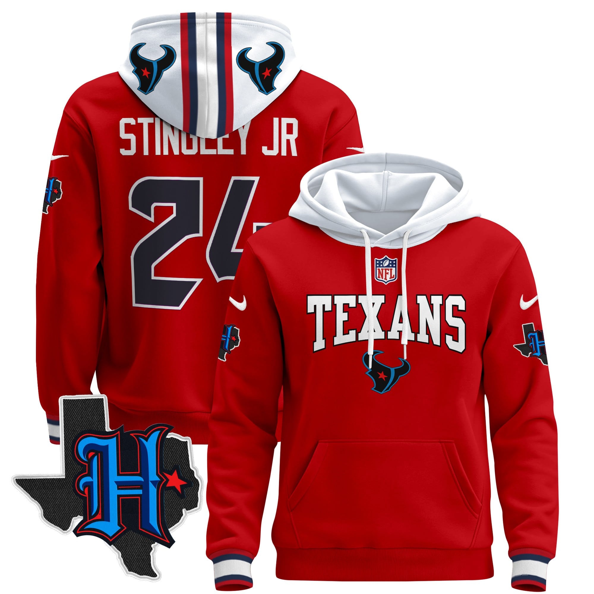 Houston Texans 2024 Pullover Hoodie V3
