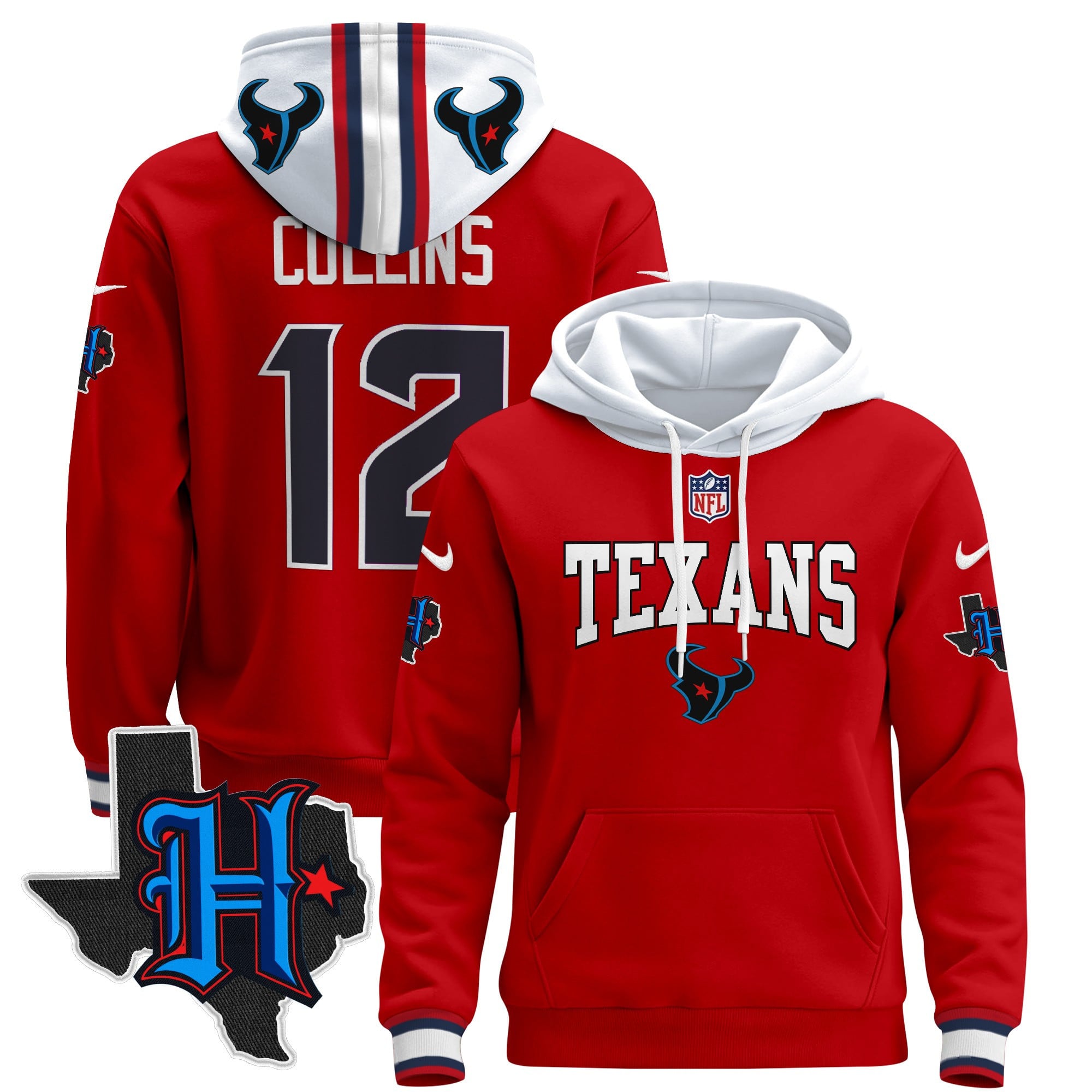 Houston Texans 2024 Pullover Hoodie V3