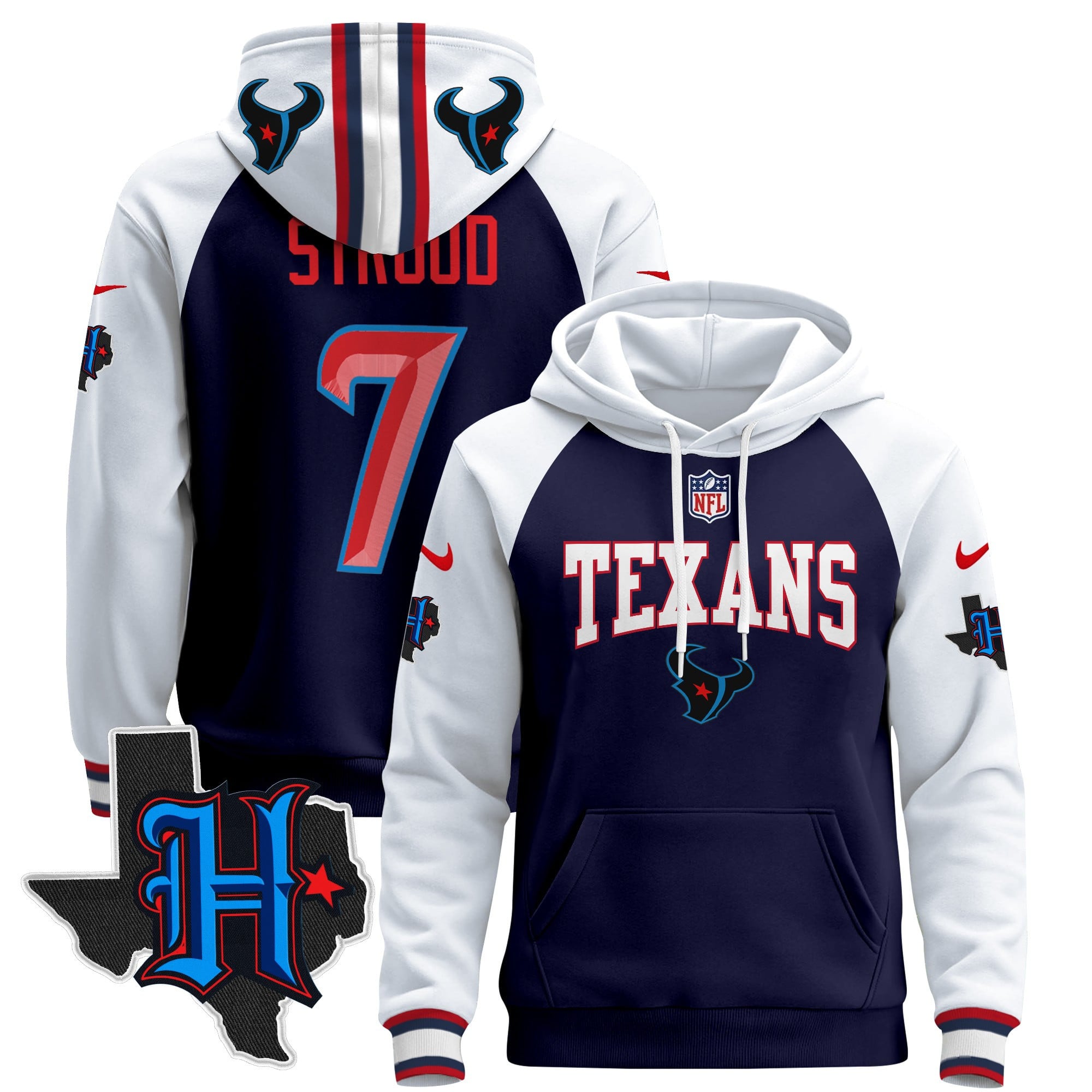 Houston Texans 2024 Pullover Hoodie V3