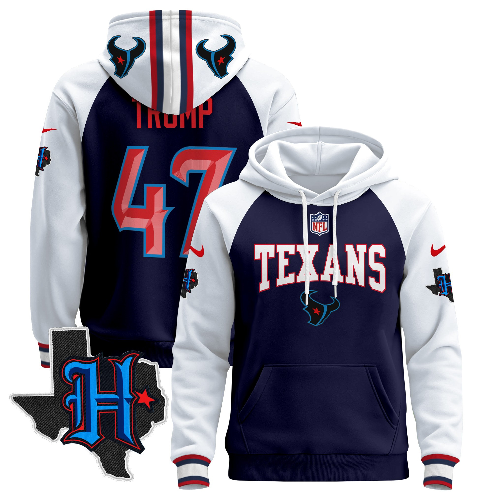 Houston Texans 2024 Pullover Hoodie V3