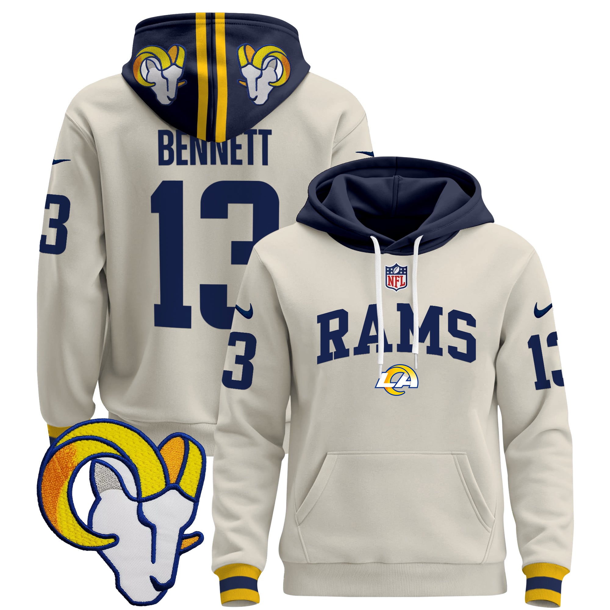 Los Angeles Rams 2024 Pullover Hoodie V2