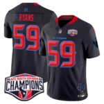 Men’s Houston Texans 2024 AFC South Division Champions Patch Vapor Limited Jersey – All Stitched
