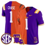 LSU Tiger Split Vapor Limited Jersey – All Stitched