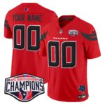 Houston Texans 2024 AFC South Division Champions Patch Vapor Limited Custom Jersey – All Stitched