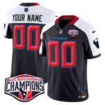 Houston Texans 2024 AFC South Division Champions Patch Vapor Limited Custom Jersey – All Stitched