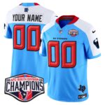 Houston Texans 2024 AFC South Division Champions Patch Vapor Limited Custom Jersey – All Stitched