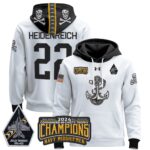 Navy Midshipmen 2024 Commander-In-Chief’s Trophy Champions Patch Pullover Hoodie