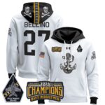 Navy Midshipmen 2024 Commander-In-Chief’s Trophy Champions Patch Pullover Hoodie